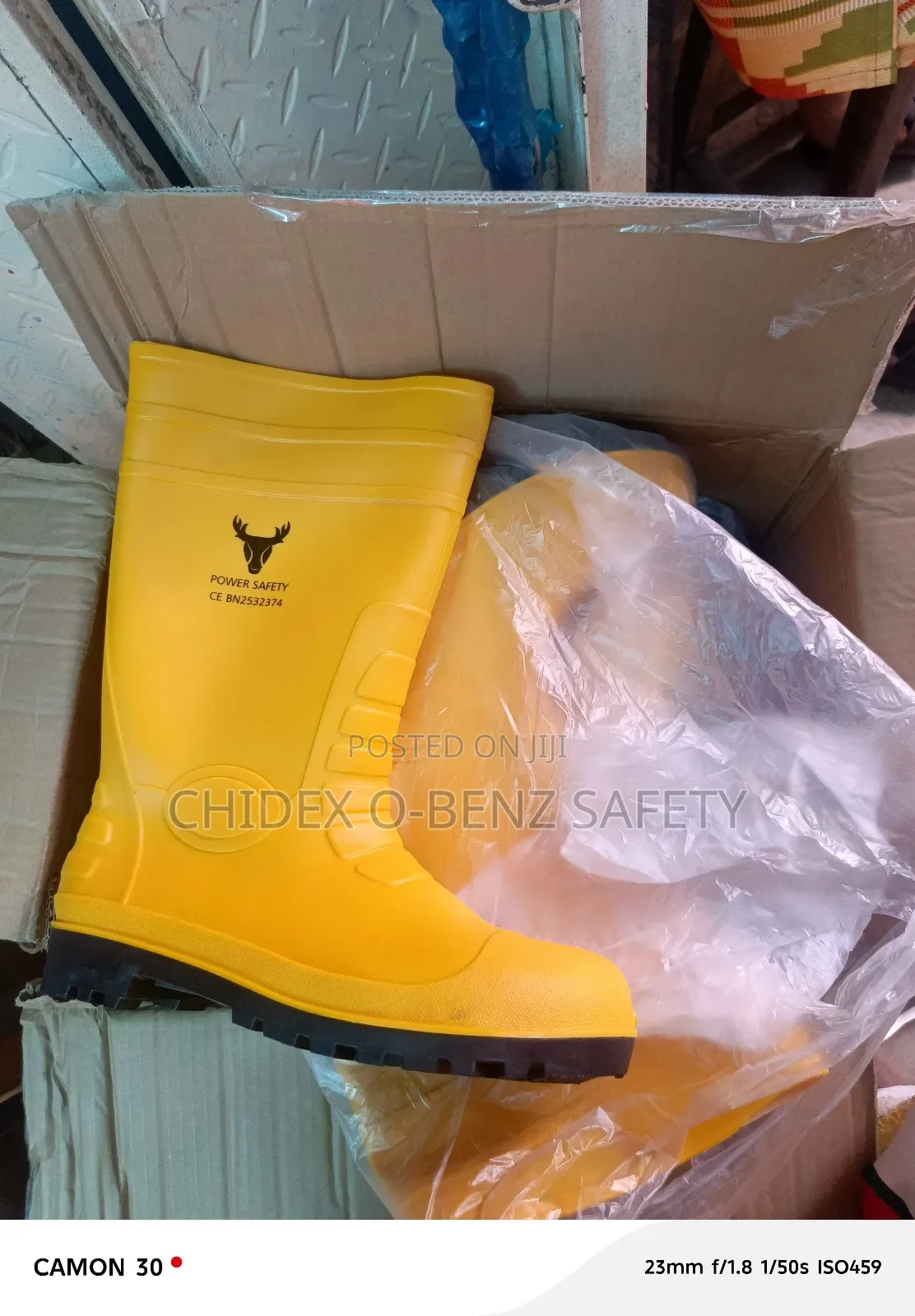 Yellow Safety Rainboot