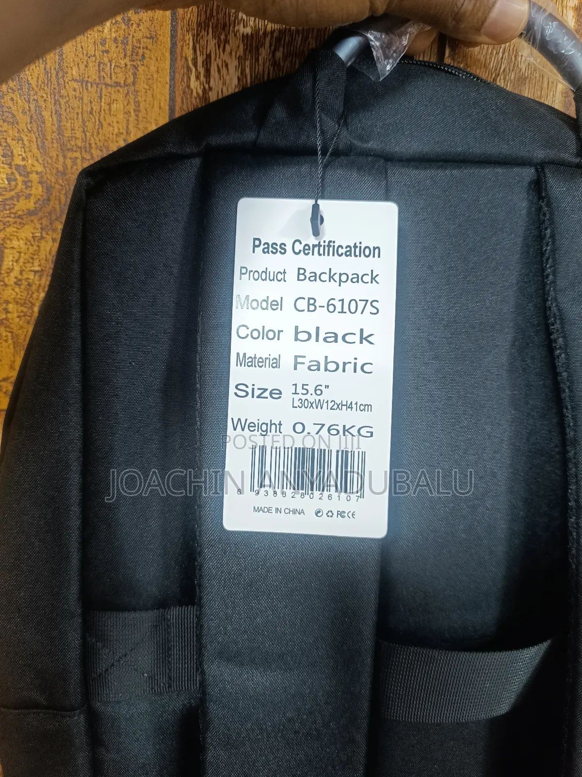 Coolbell Unique Laptop Backpack 15.6" Cb-6107s Water Resistant
