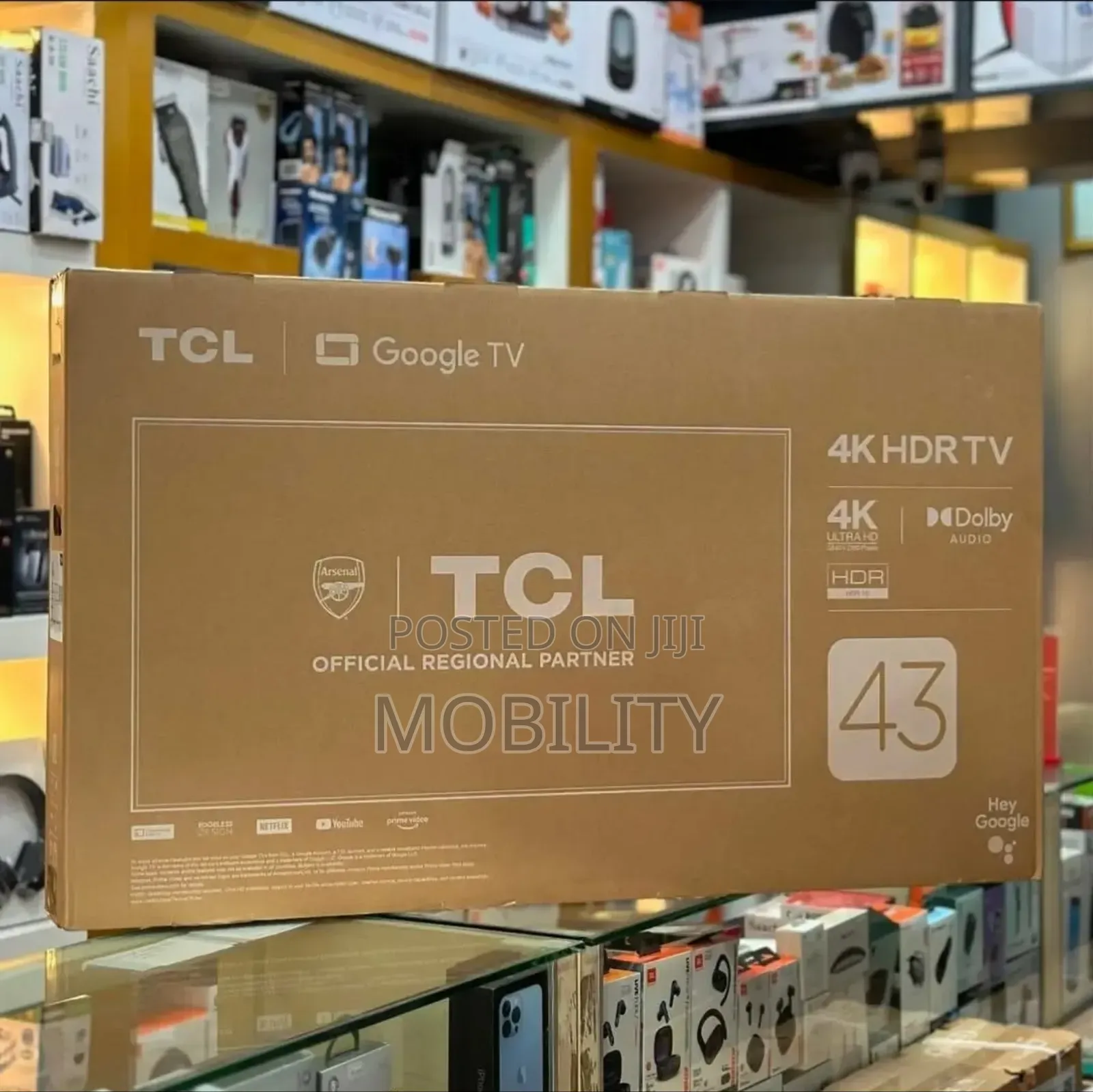 TCL Android Smart 43" With Google Chrome and Playstore