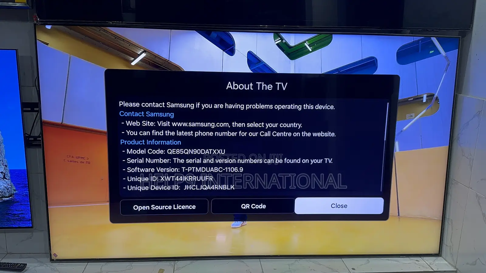 Latest 85” Samsung Neo Qled Miniled Smart Tv 2024 on Belt- 85qn90d