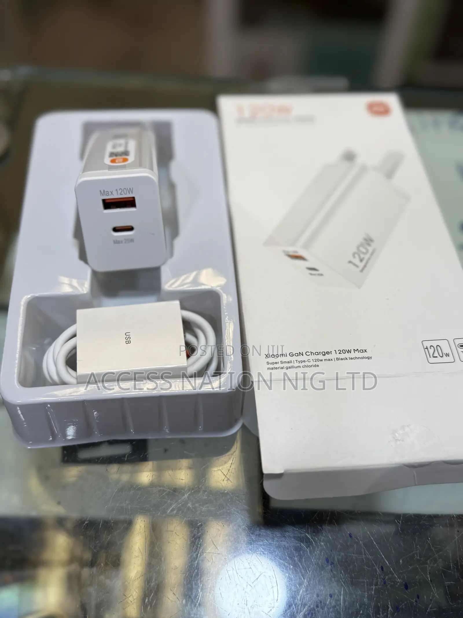 120w Xiaomi Ganpower Adapter 2in1 120w Power Adapter Type C Ca