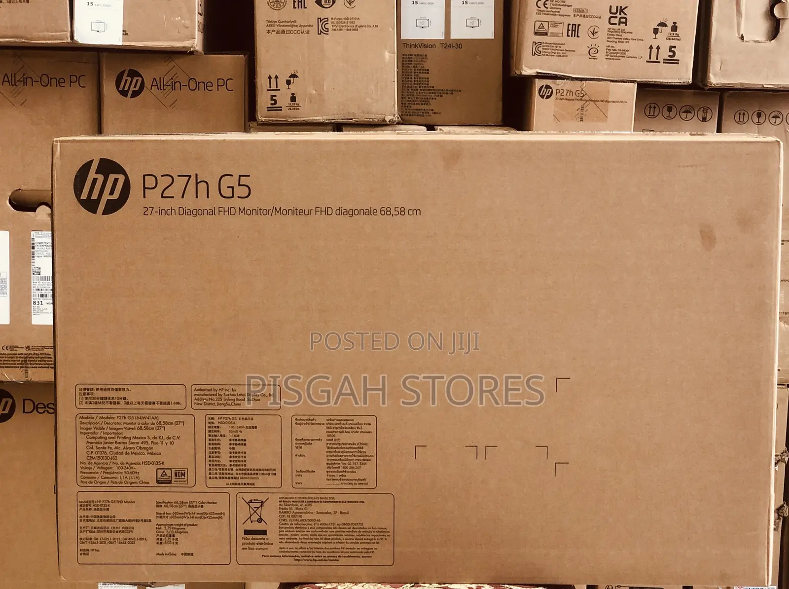 Hp P27h G5 27- Inch Diagonal FHD Monitor
