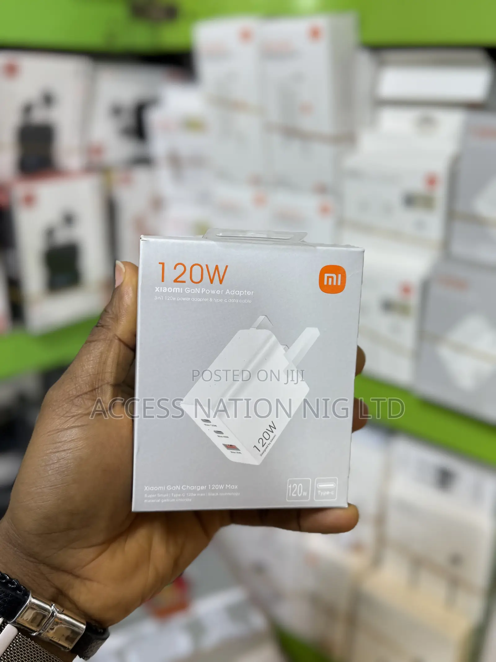 120w Gan Power Adapter 3in1 120w Power Adapter & Type C Data Cable