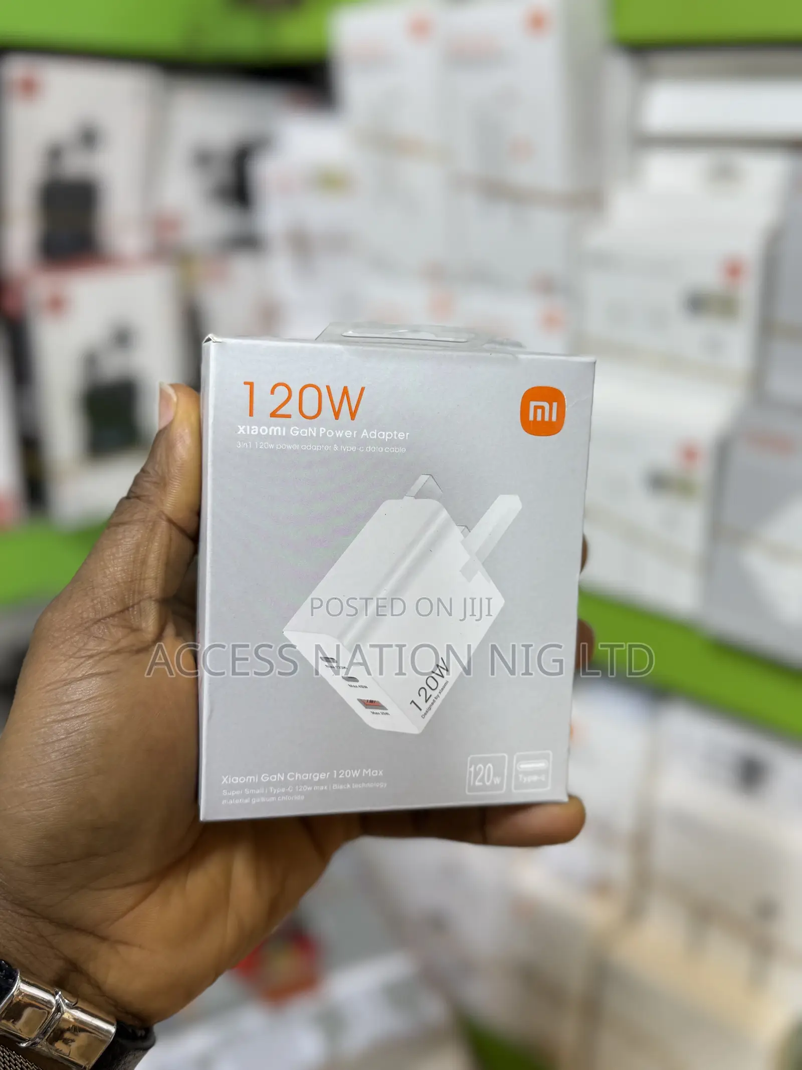 120w Gan Power Adapter 3in1 120w Power Adapter & Type C Data Cable