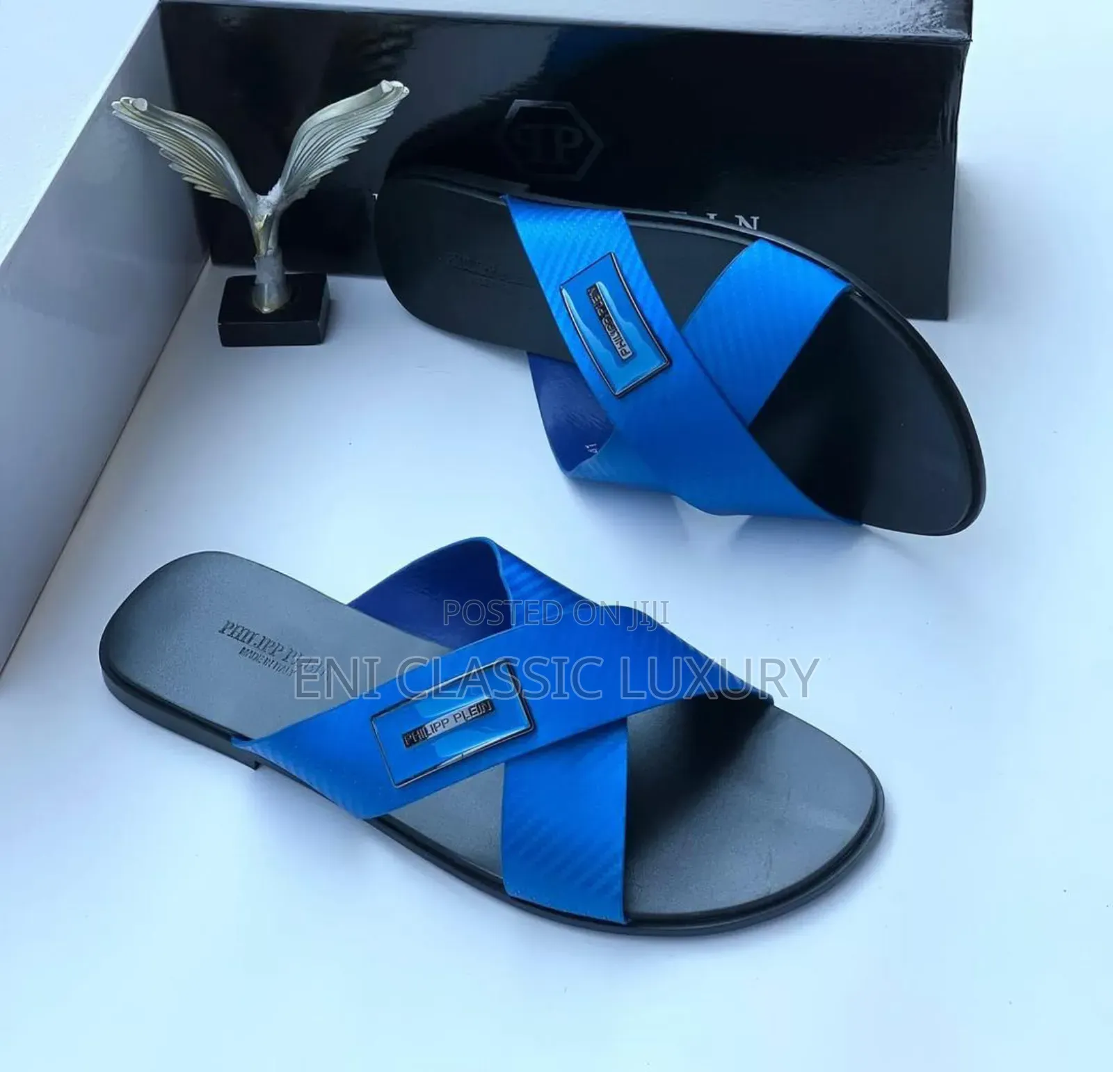 Super High Quality Luxury Men's Slippers Prada Well Branded Package