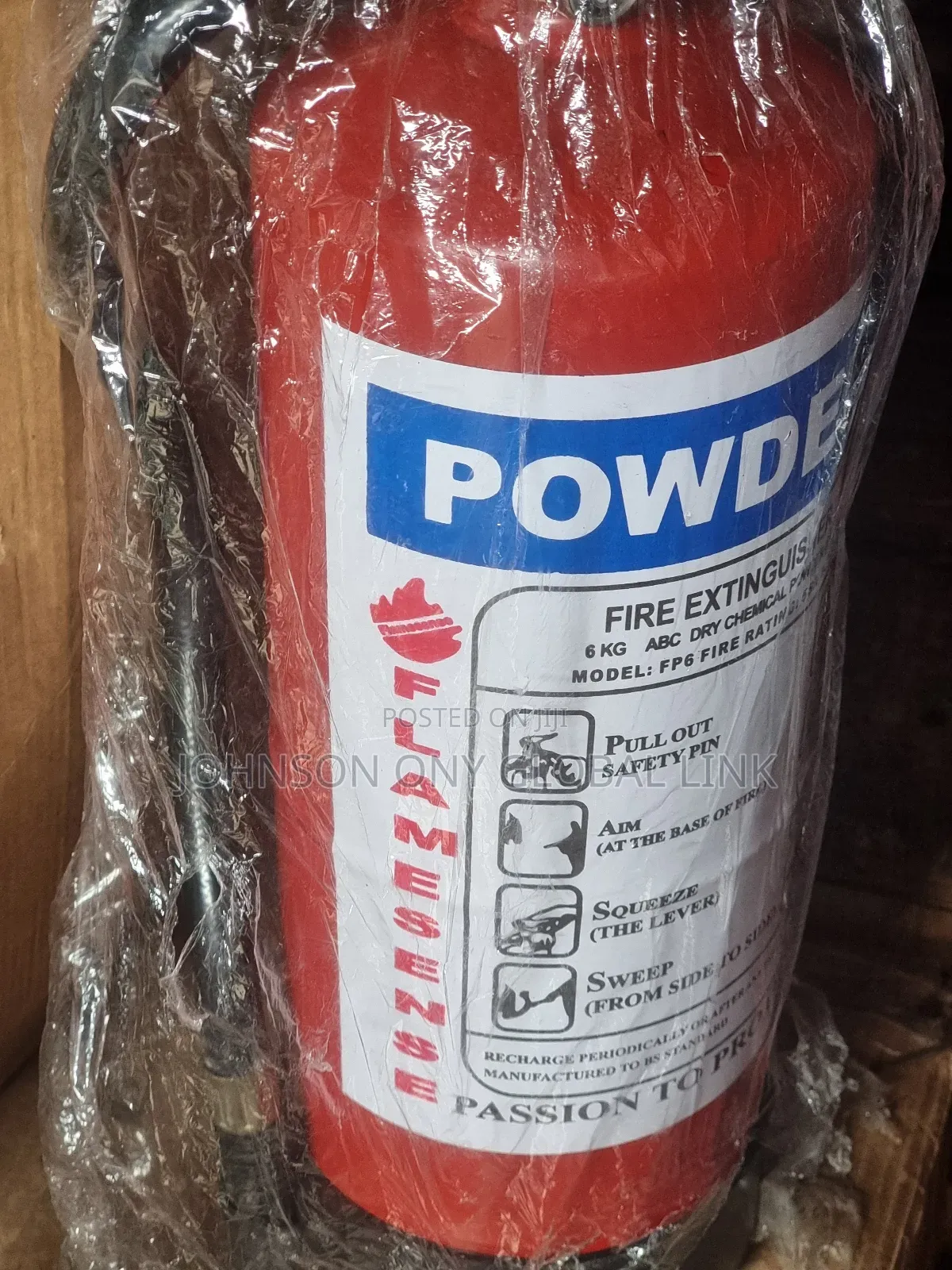 Abc Powder Fire Extinguisher 6kg