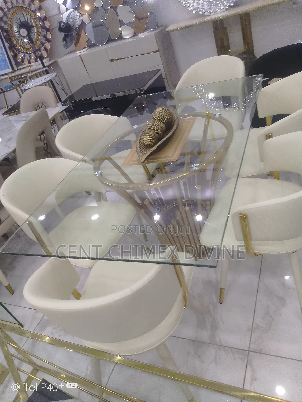 Executive Glass Top Turkish Quality Dinning