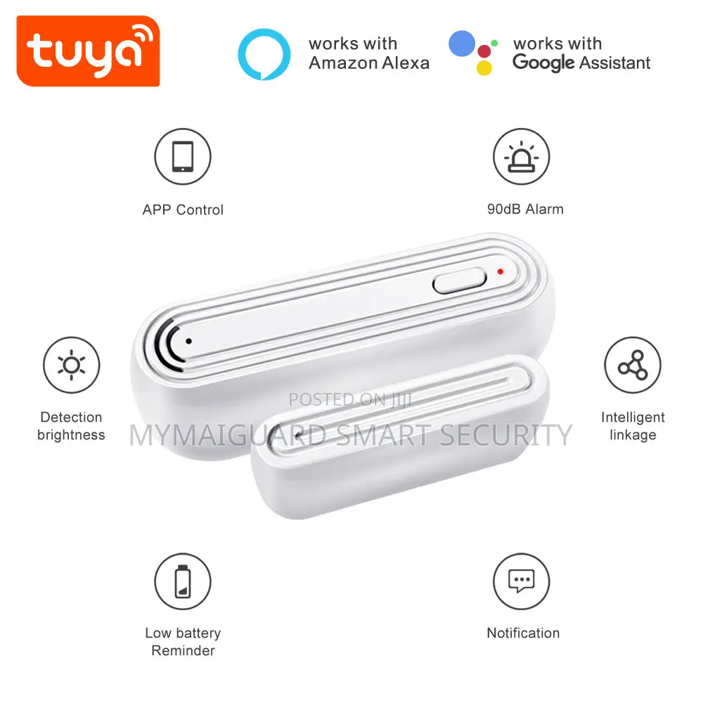 Smart Wifi Door Window Sensor With Alarm Sound