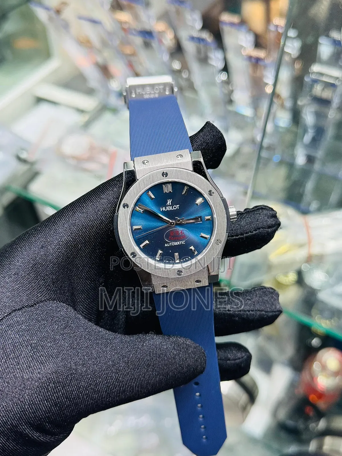 Hublot Inspired Automatic Watch - High Quality With Rubber Strap