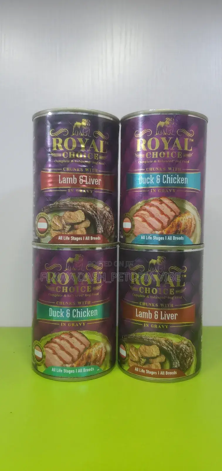 Royal Choice Complete Balanced Wet Can Dog Food With Chunks in Gravy