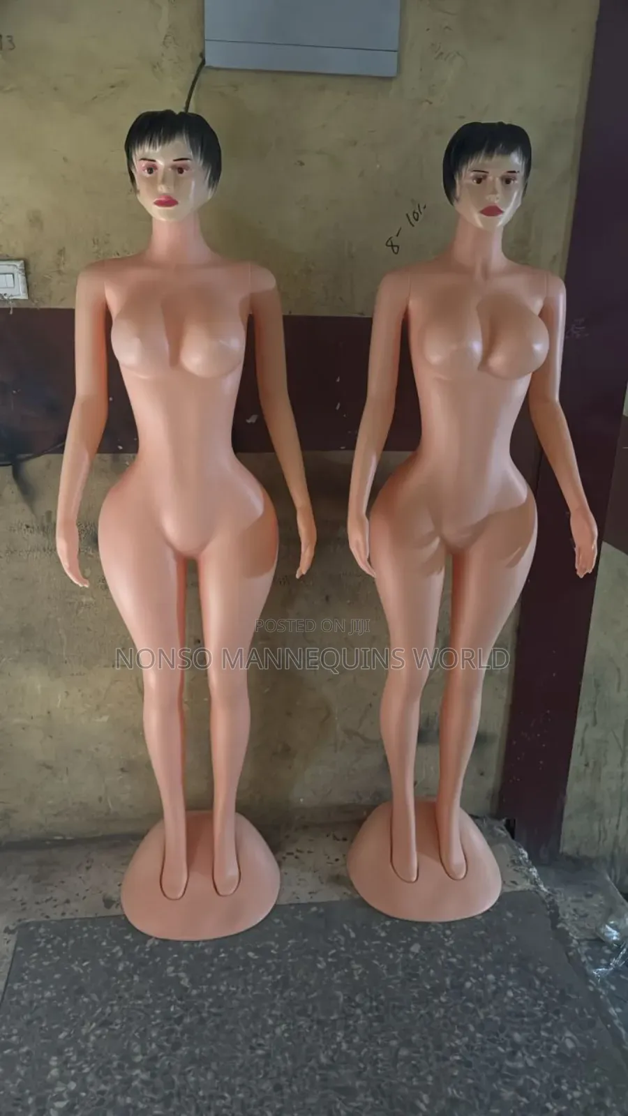 Female Detachable Head Plastic Adanma Female Mannequin