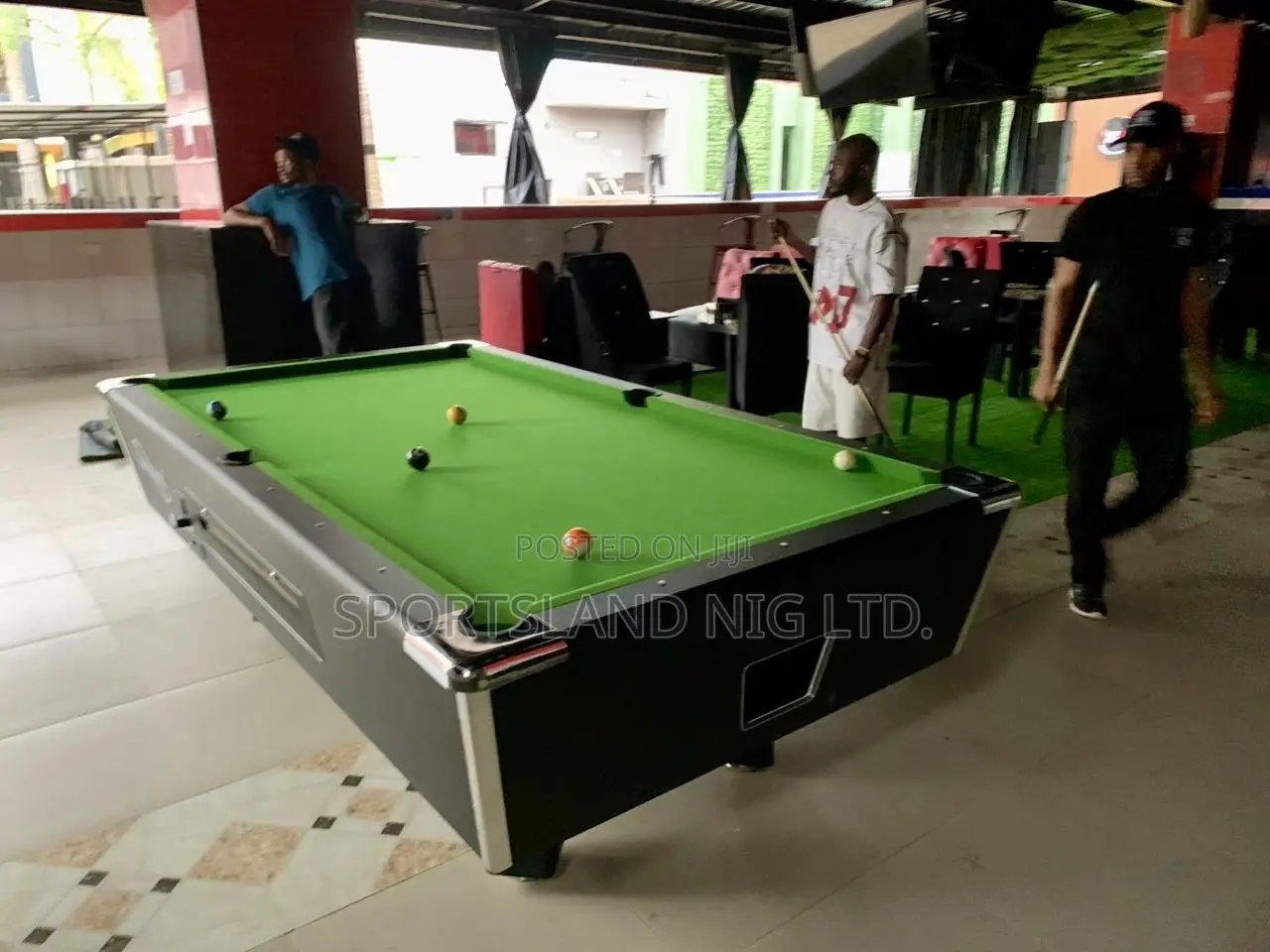 Marble Coin Operated Snooker Table
