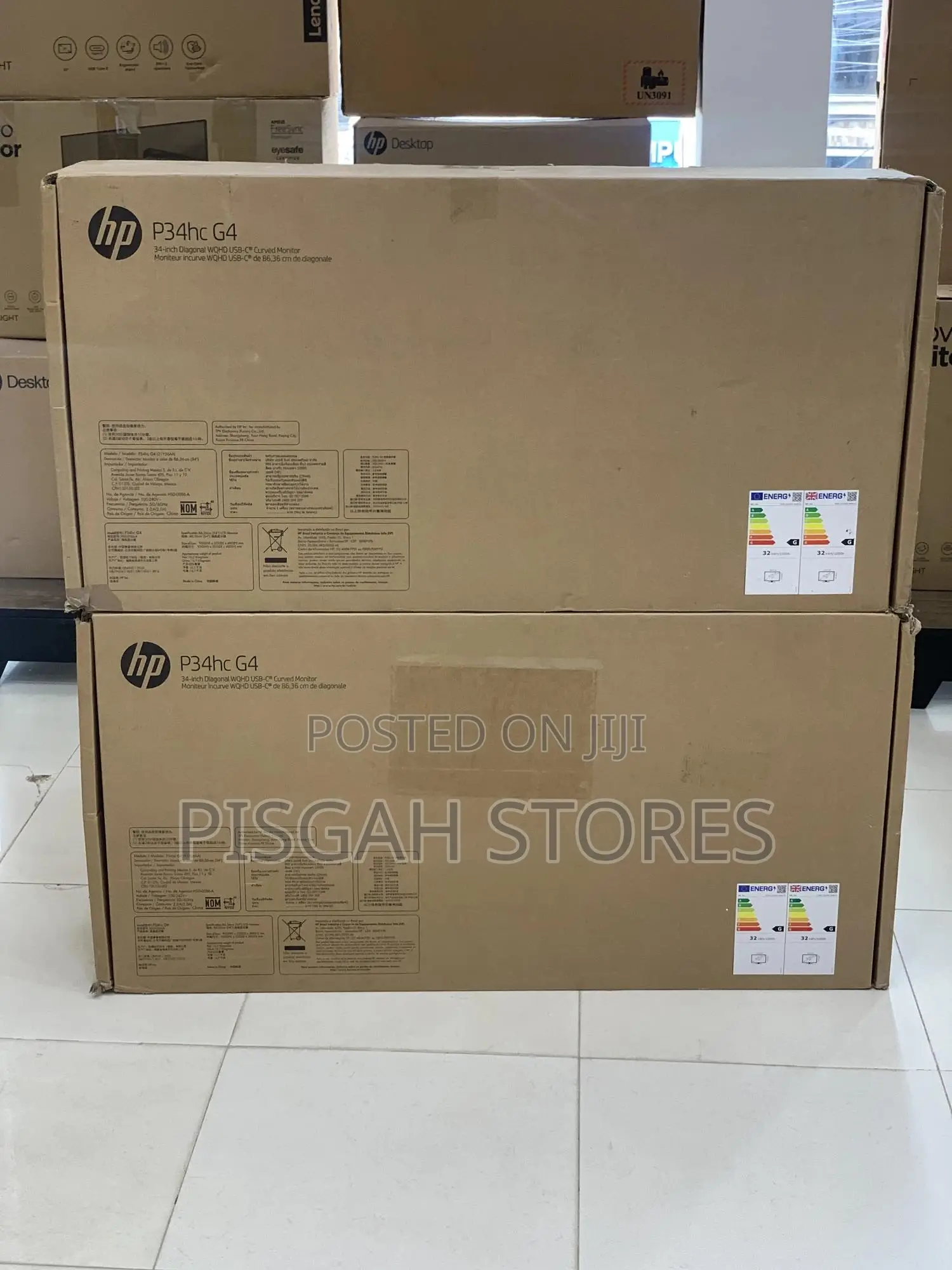 Hp P34hc G4 34-Inch Diagonal WQHD Usb-C Curved Monitor
