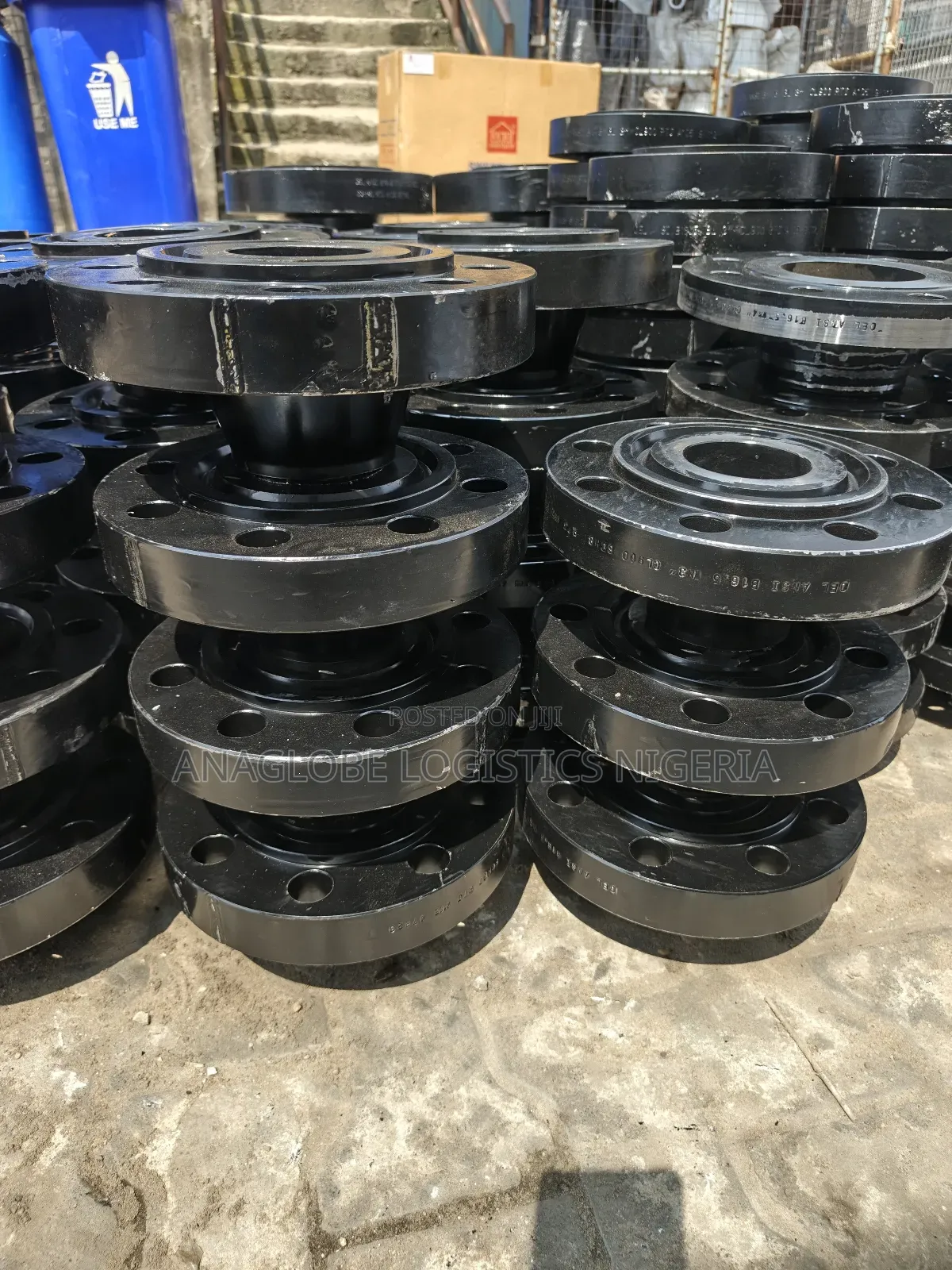 3"X900 Weldneck Flange RTJ Sch80 Carbon Steel