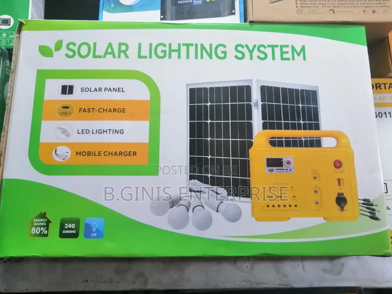 Solar Kit With Folding Panel