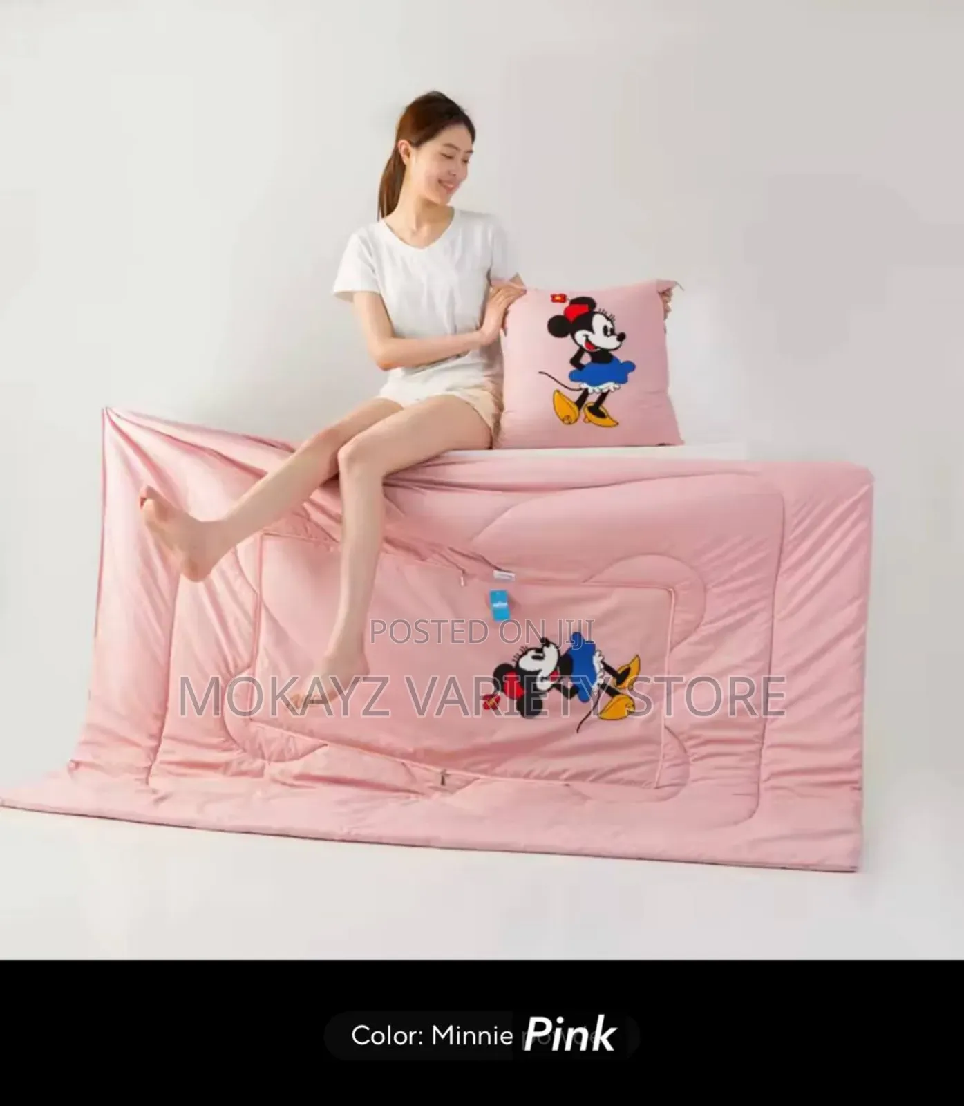 1pc Multipurpose Car/Home Soothing Character Pillow/Duvet