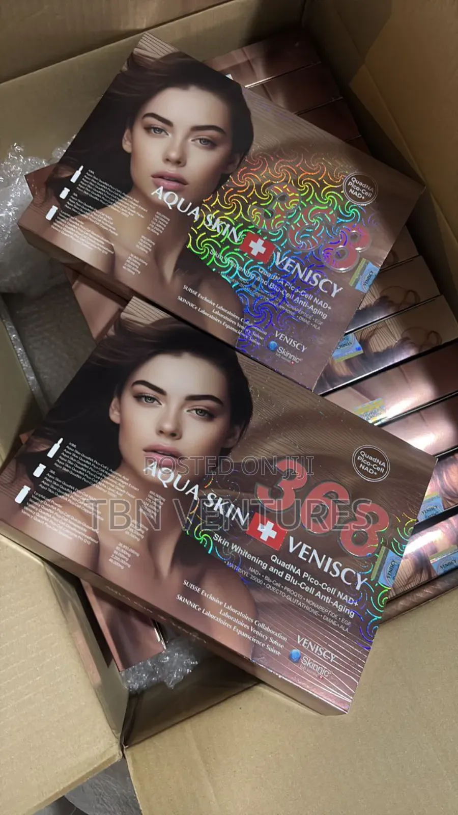 Aqua Skin Veniscy 368 With Nad+ Whitening Anti-Aging Glutathione Iv