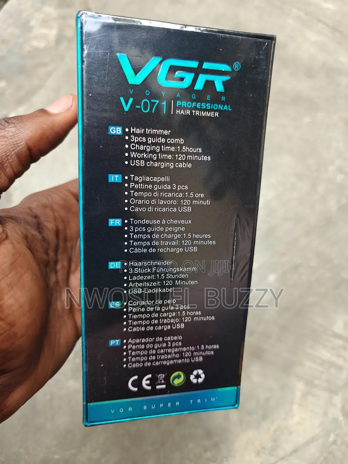 VGR v-071 Professional Hair Trimmer Clipper