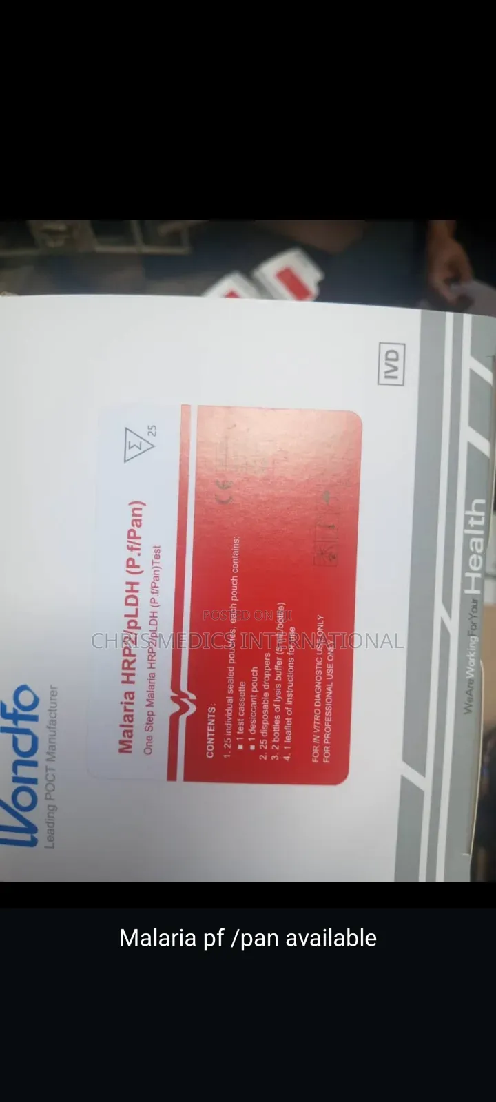 Malaria Pf/Pan