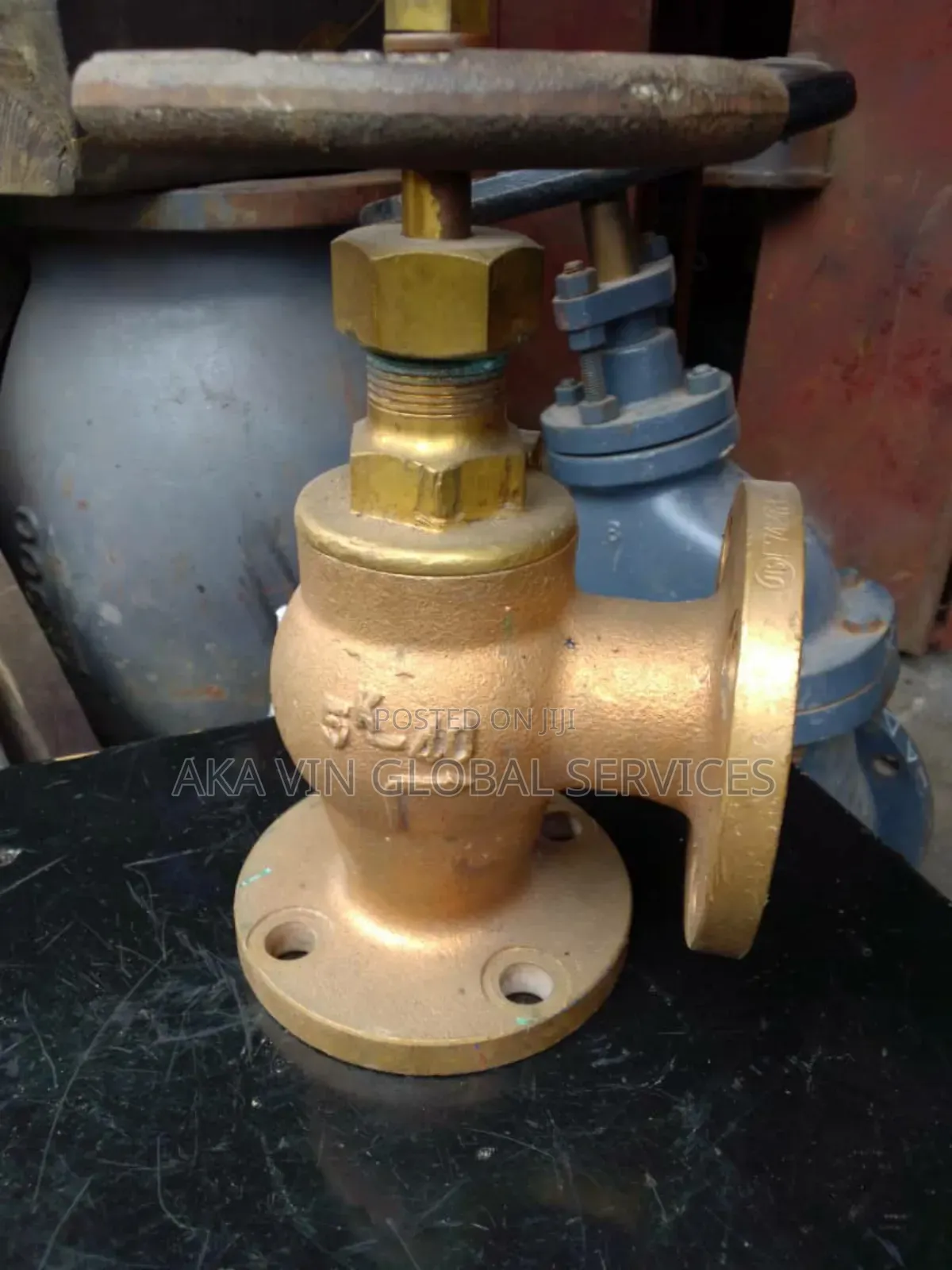 40 Mm 1-1/2" Bronze Brass Marine Flanged Angle Valve