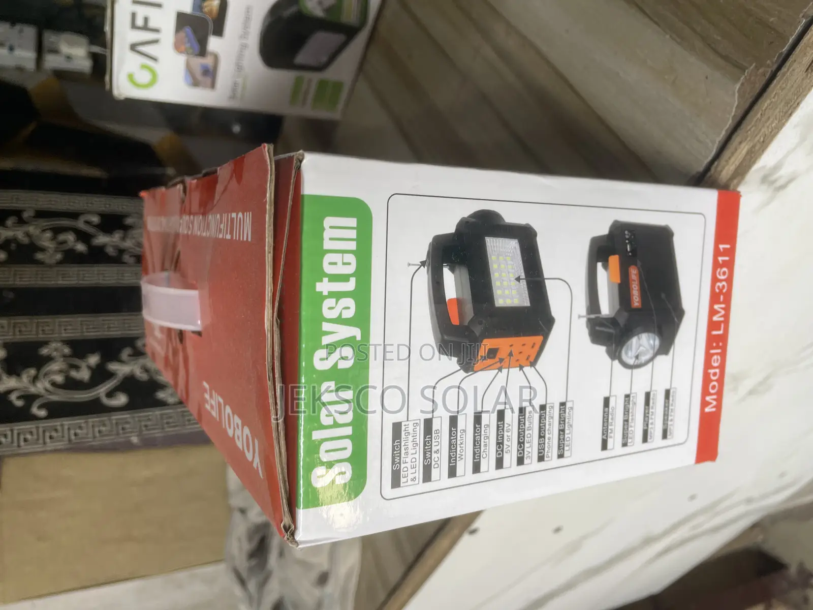 Yobo Life Solar Kit System For Charging And Lighting 25hrs