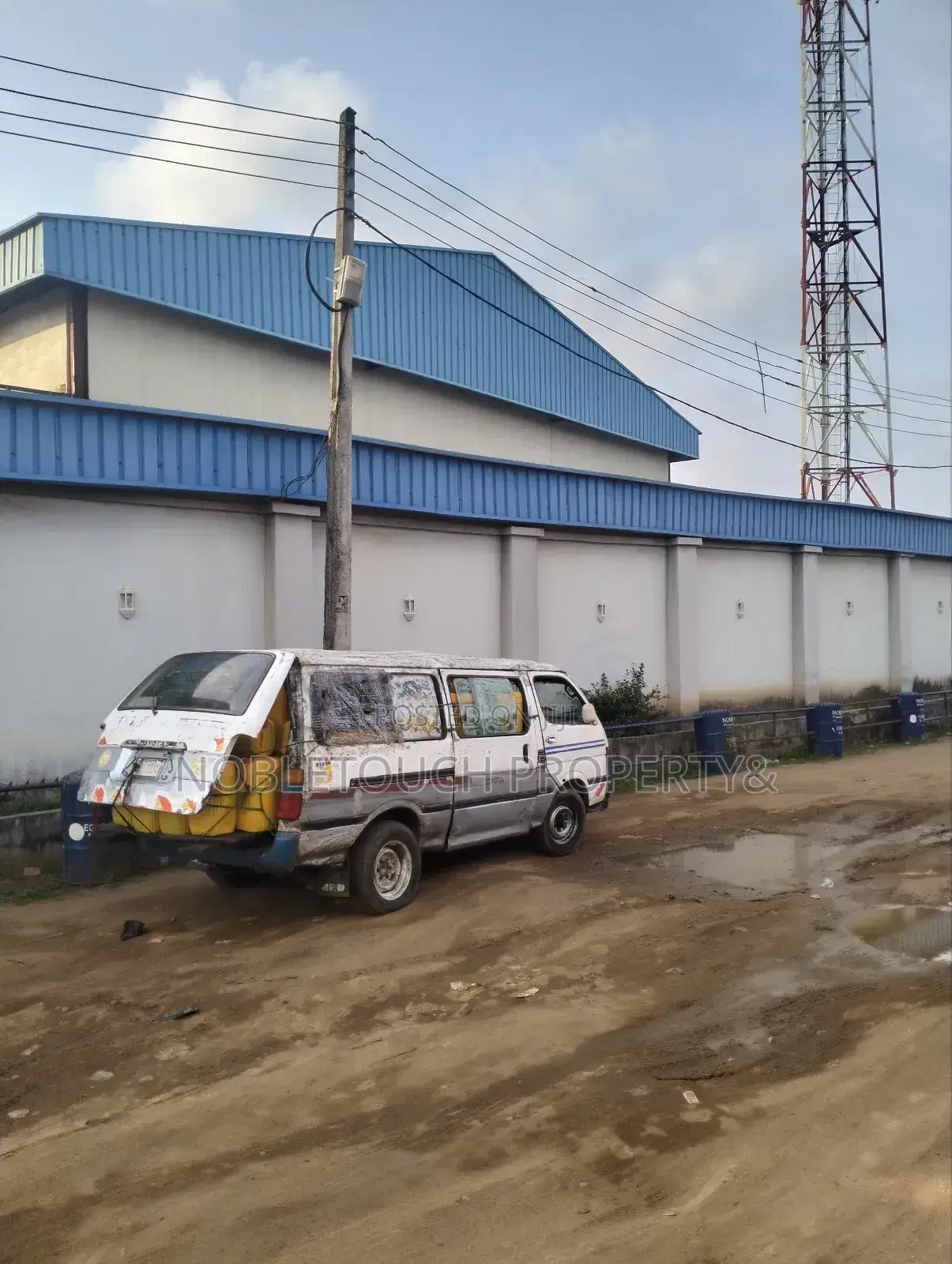 An Industrial Factory/Warehouse Off the Major Road at Ikotun Idimu
