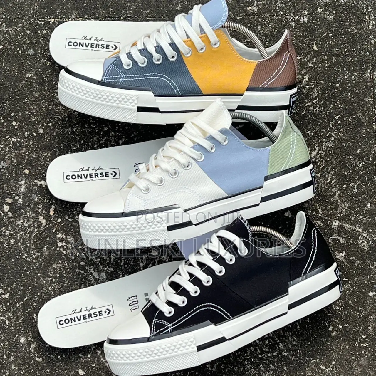 Original Converse Chuck 70 Plus Egret Low Sneakers in 3 Colors