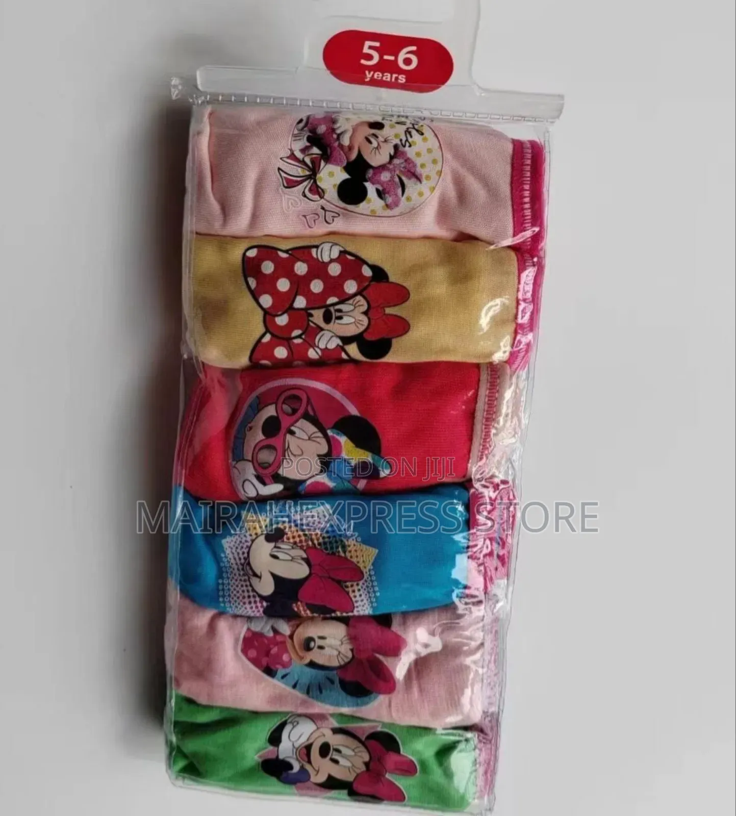 6in1 Girls Character Pant Set. 100% Pure Cotton. (1lv22n1)