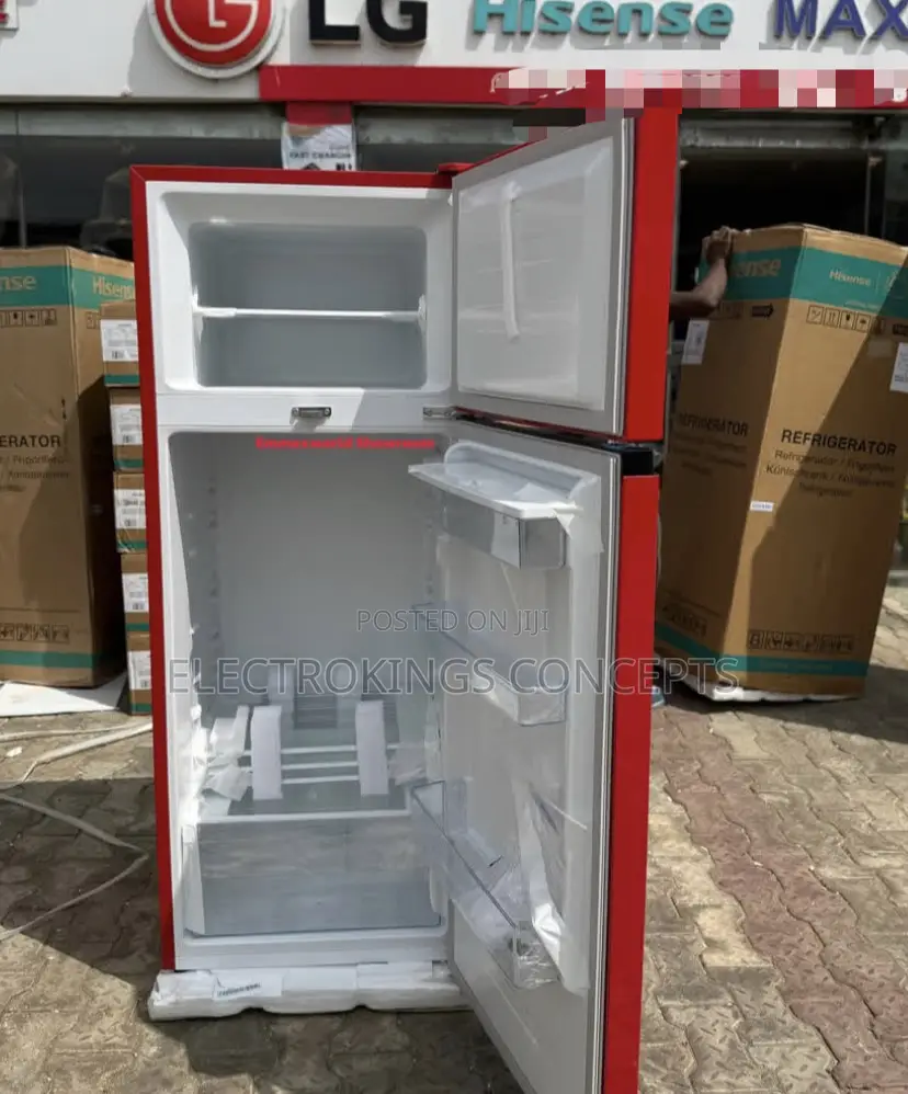 Hisense 204litters Double Door Refrigerator With Dispenser Ref 205drb