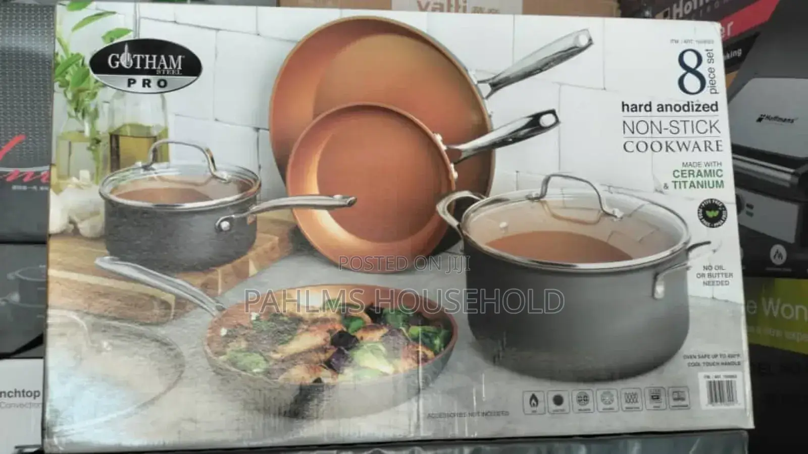 5 Set Steel Nonstick Cookware