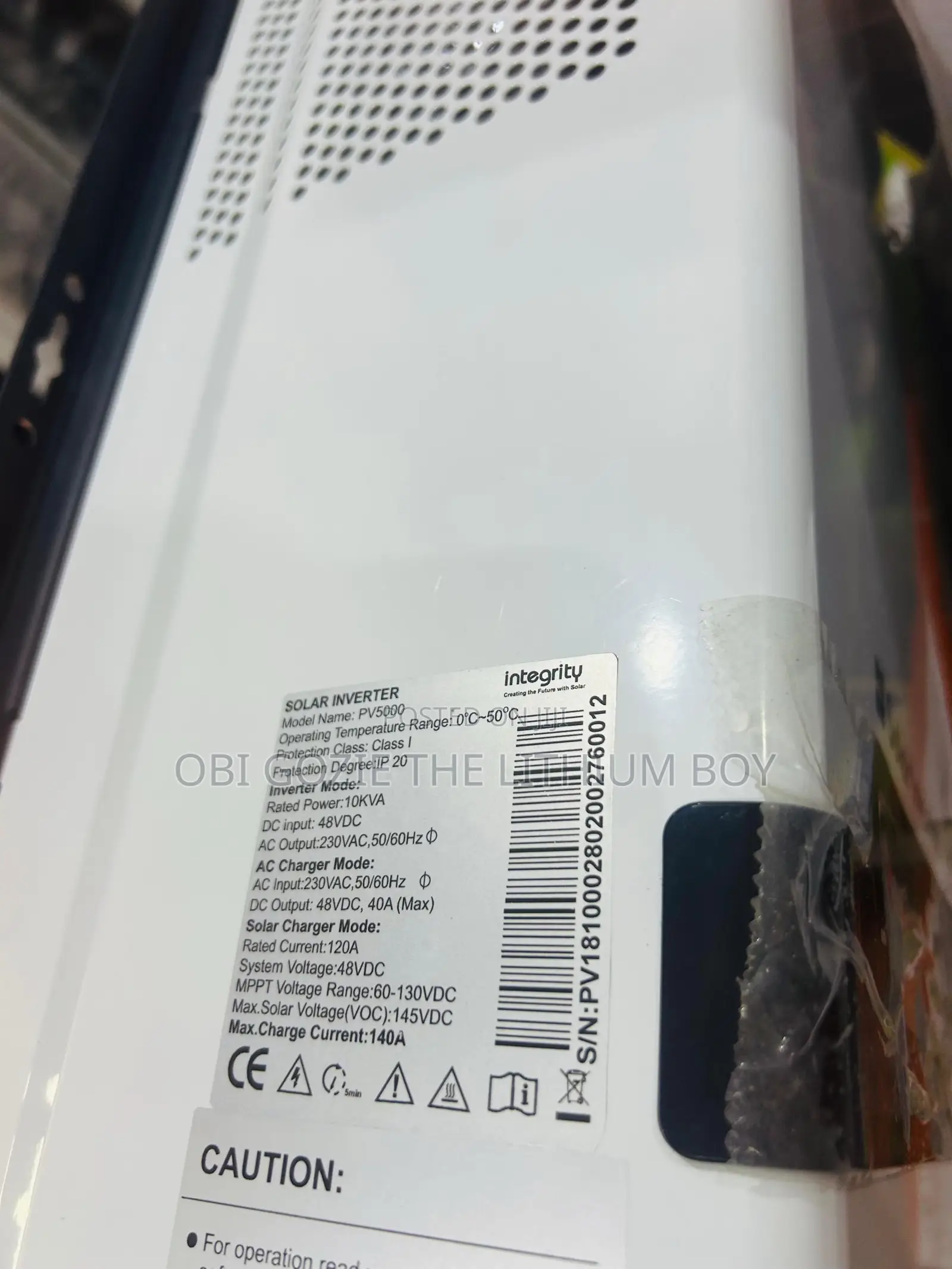 10kva 48v Must Pure Sine Wave Hybrid Inverter Is Available in Stock