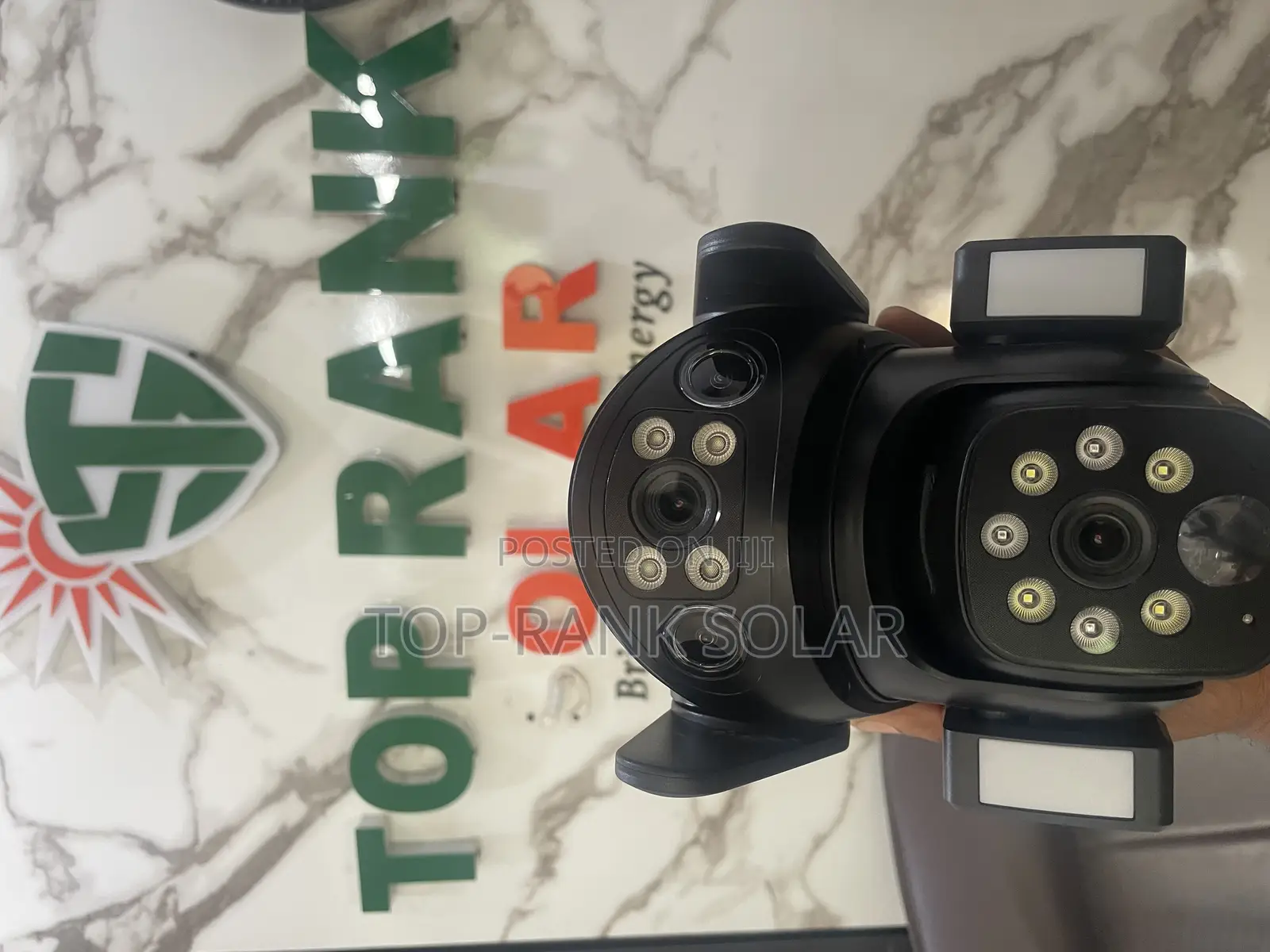 Solar Double Lens Security Camera
