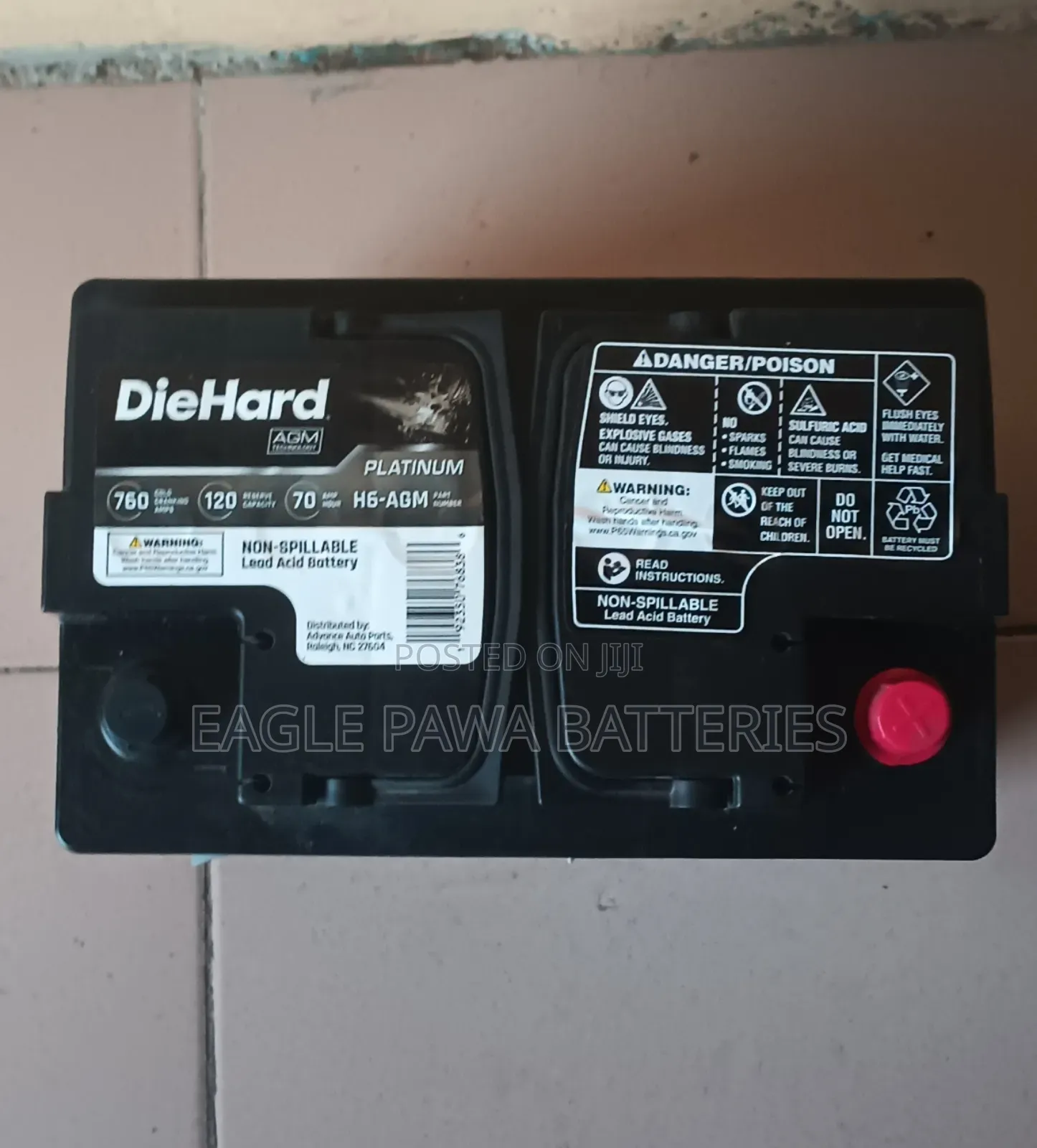Diehard Agm Battery 12v 70ah