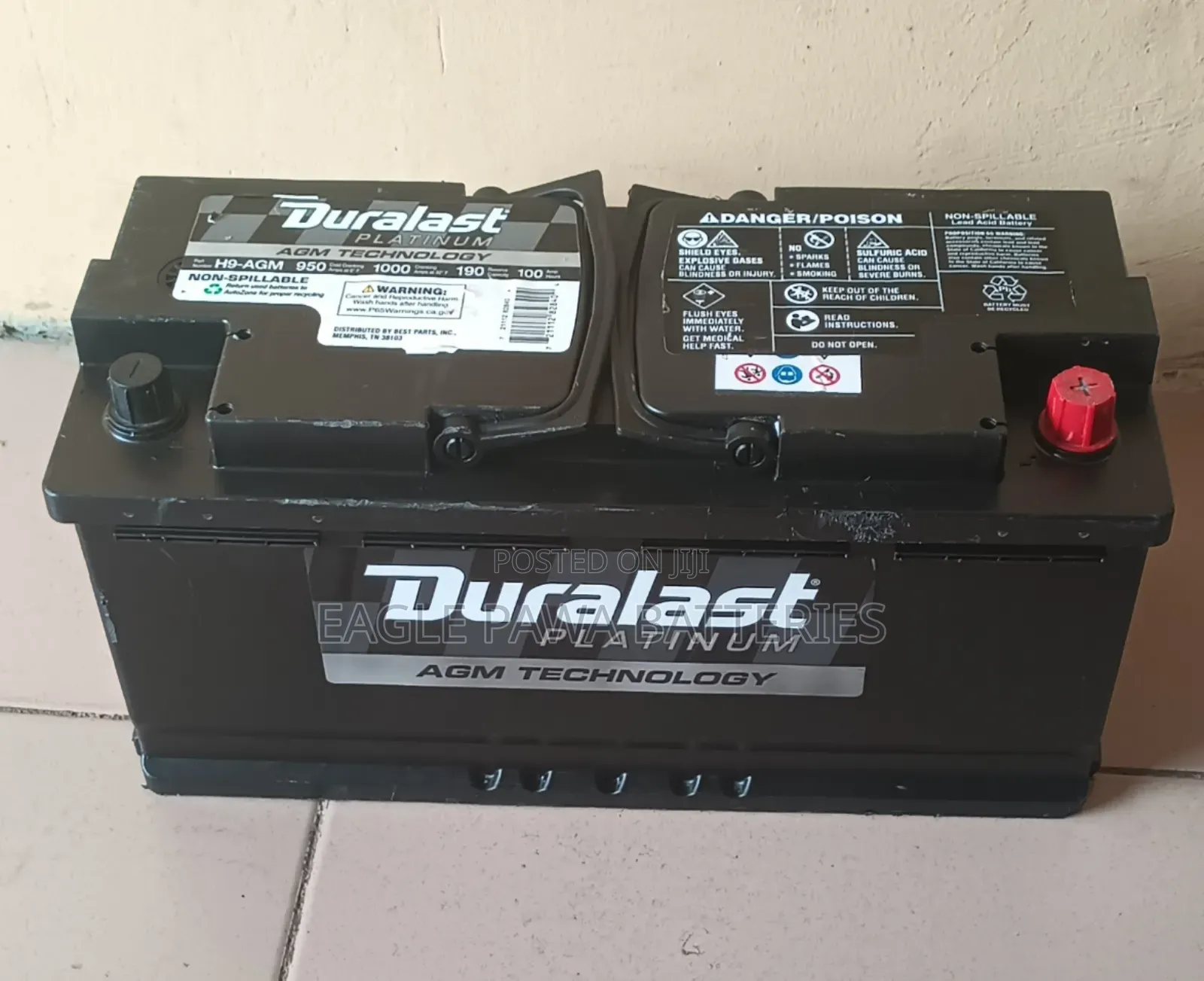 Duralast Agm Battery 12v 105ah