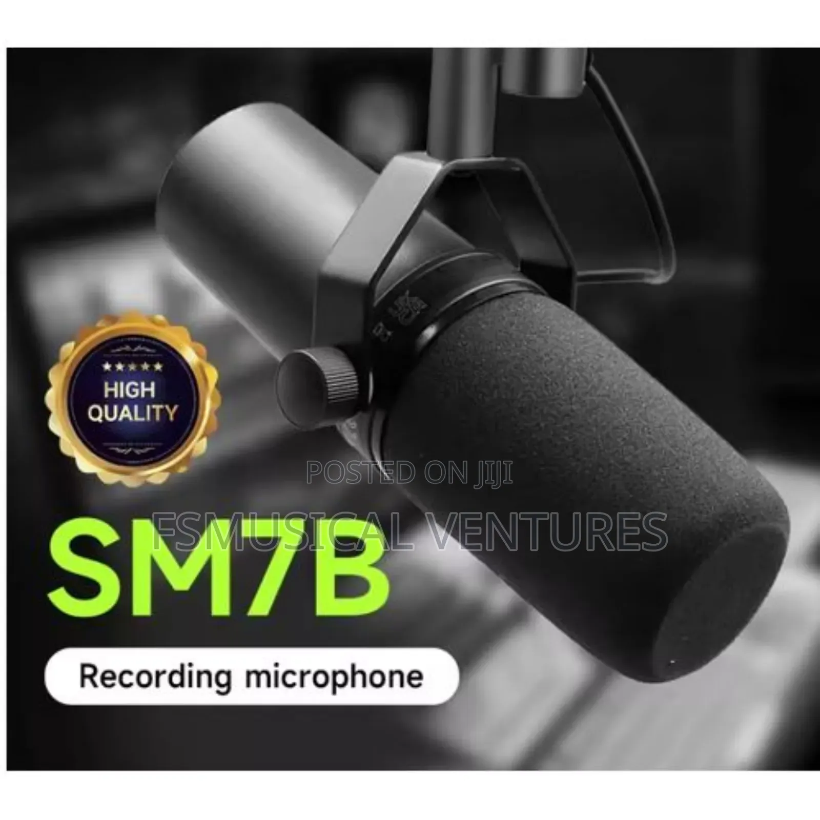 Shure Sm7b Professional Podcast - Dynamic Microphone