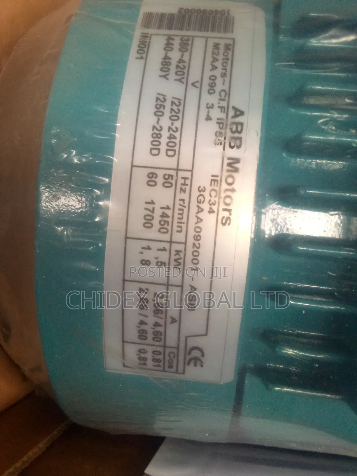 Original Brand New Abb Electric Motor 1.5kw 2hp