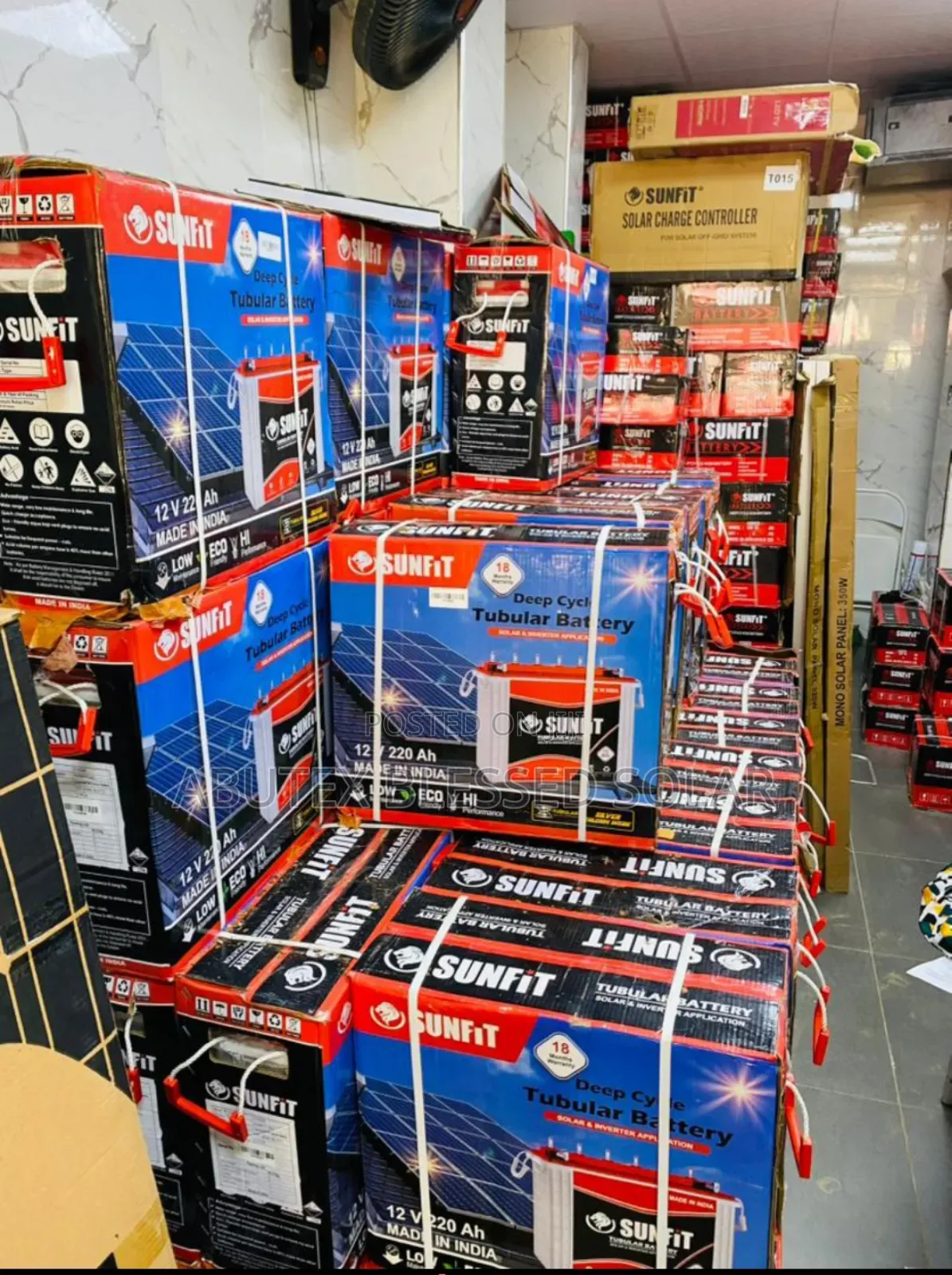 220ah 12v Sunfit Solar Tubular Battery Indian