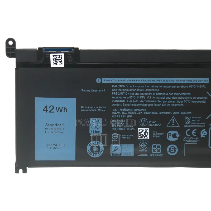 Dell 5368 5378 5565 5567 5568 5578 5765 Laptop Battery Wdxor