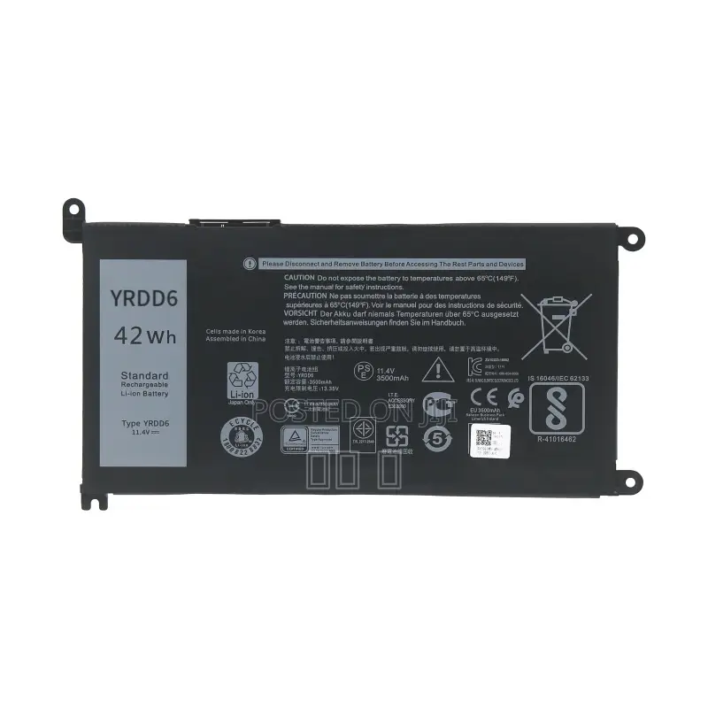 Dell Inspiron 42wh 5480 Rechargeable Battery Yrdd6