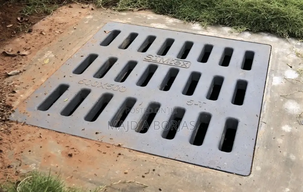 FRP/GRP Water Gully Cover 57x57 Black A15