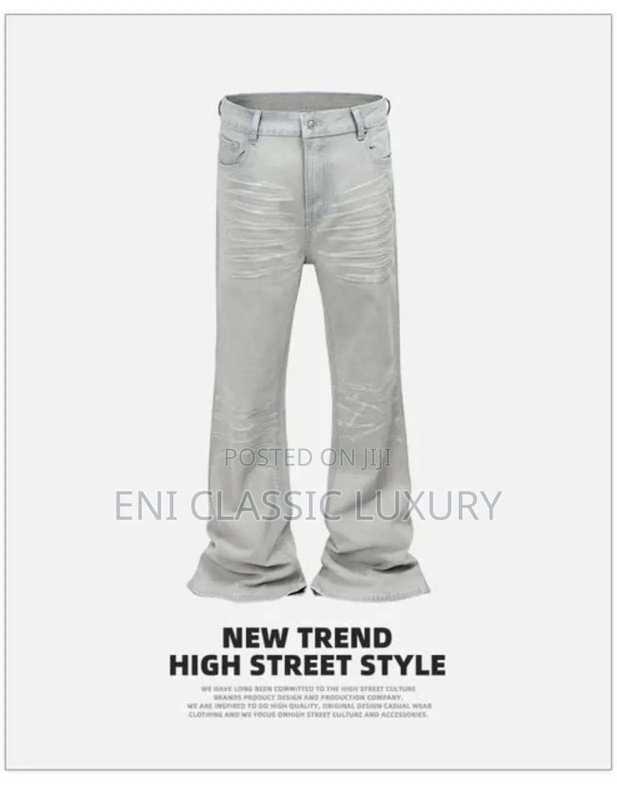 Super High Quality Luxury Cargo Men's Jeans Well Branded Package