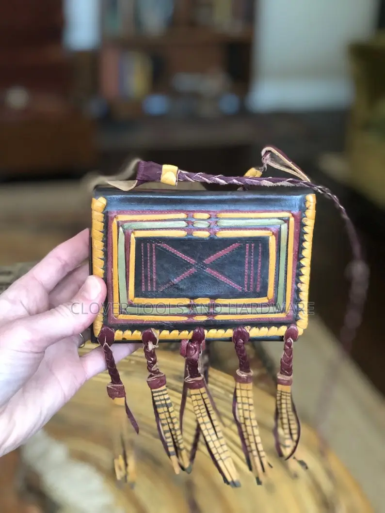 Handmade Vintage Nigerian Leather Purse