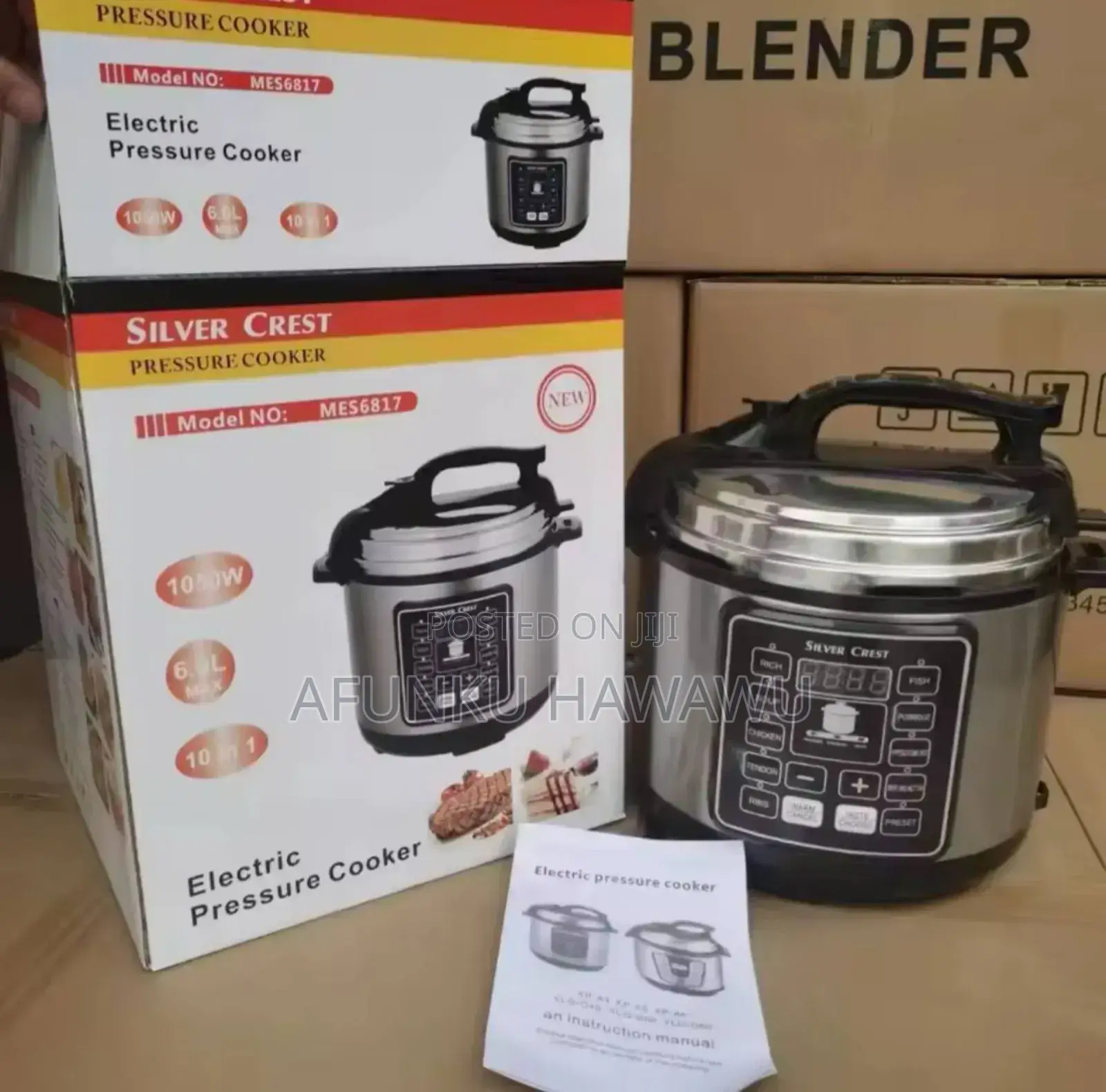 Multifunctional Intelligent 6l Large-Capacity Eng Electric Precoker