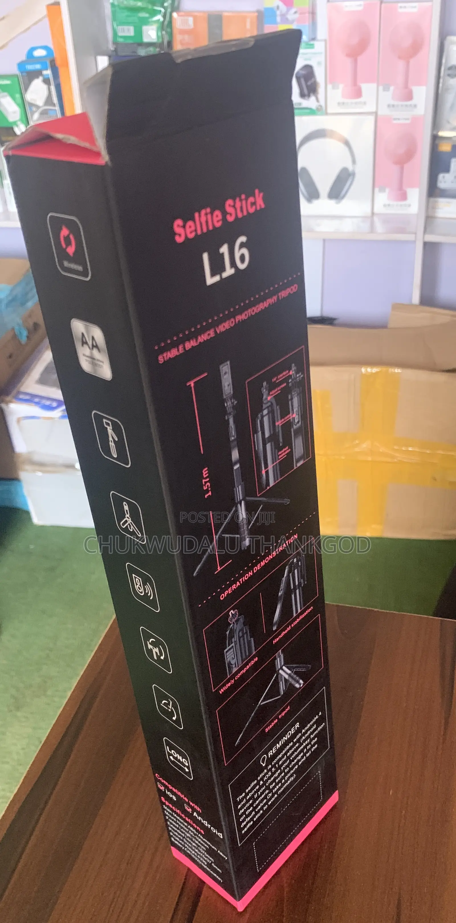 Selfie Stick L16 Stable Tripod Hand Stabilizer