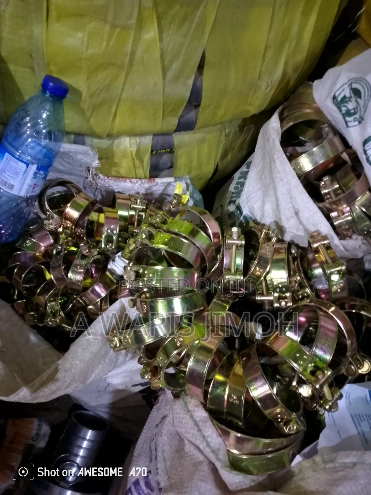 2.5" of Golden Hose Clips