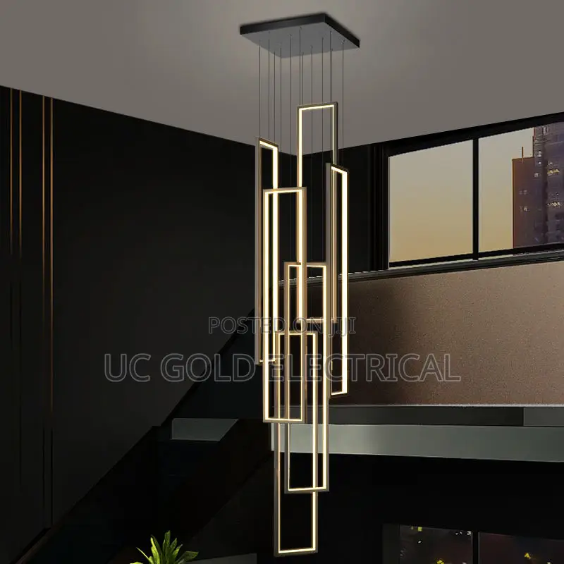 Modern Stair Chandelier Nordic Lightluxury Simpleceiling Lamps Hanging