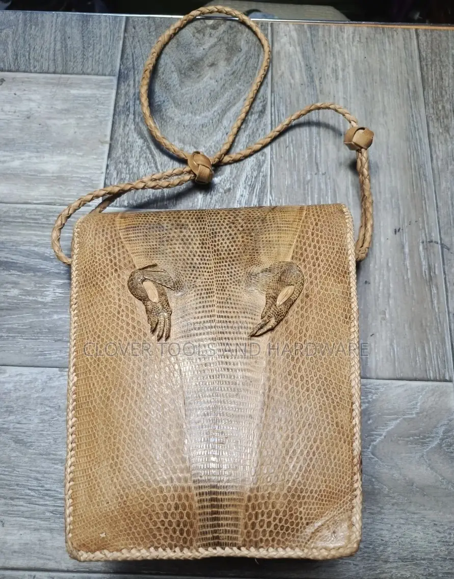 Mens Antique Genuine Alligator Bag