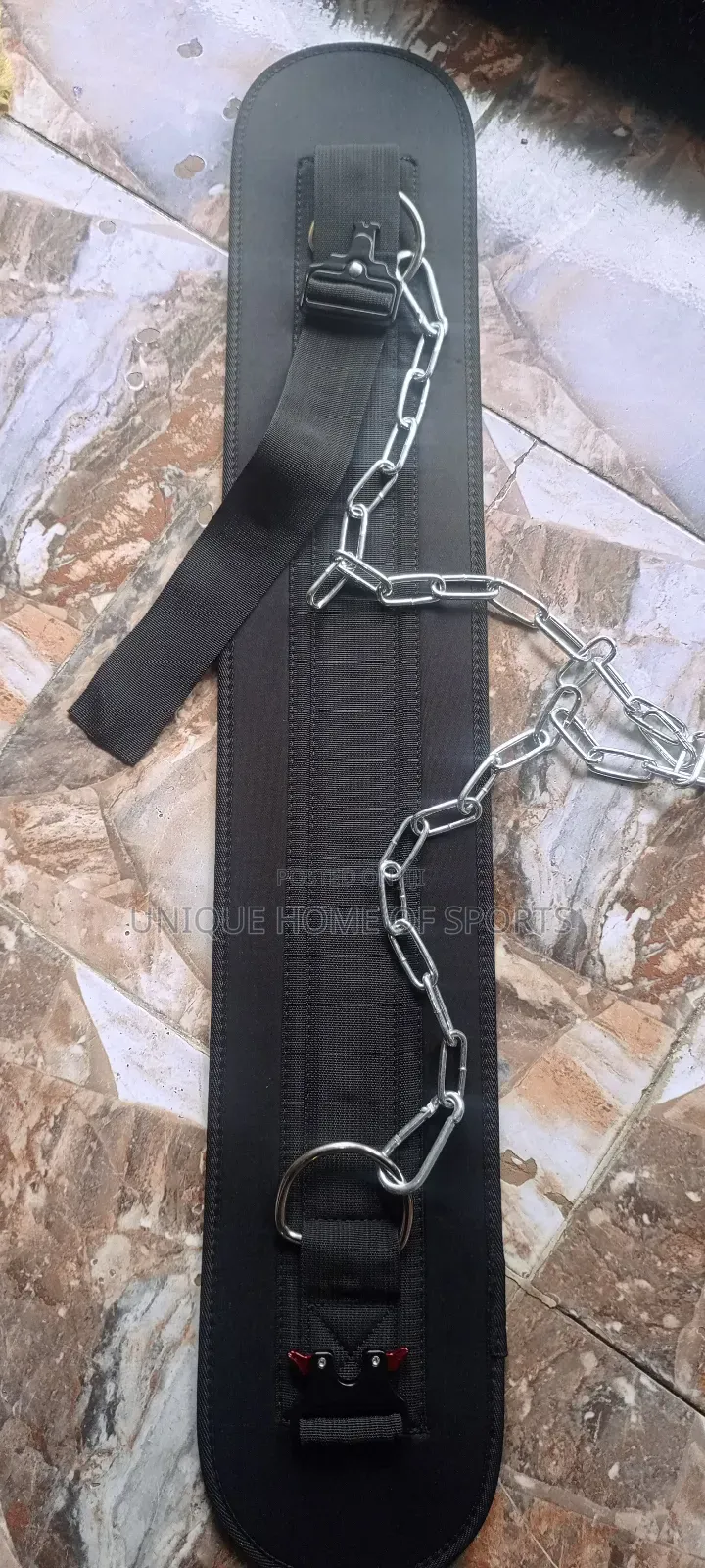 Weighted Dip Belt With Steel Chain For Pullups