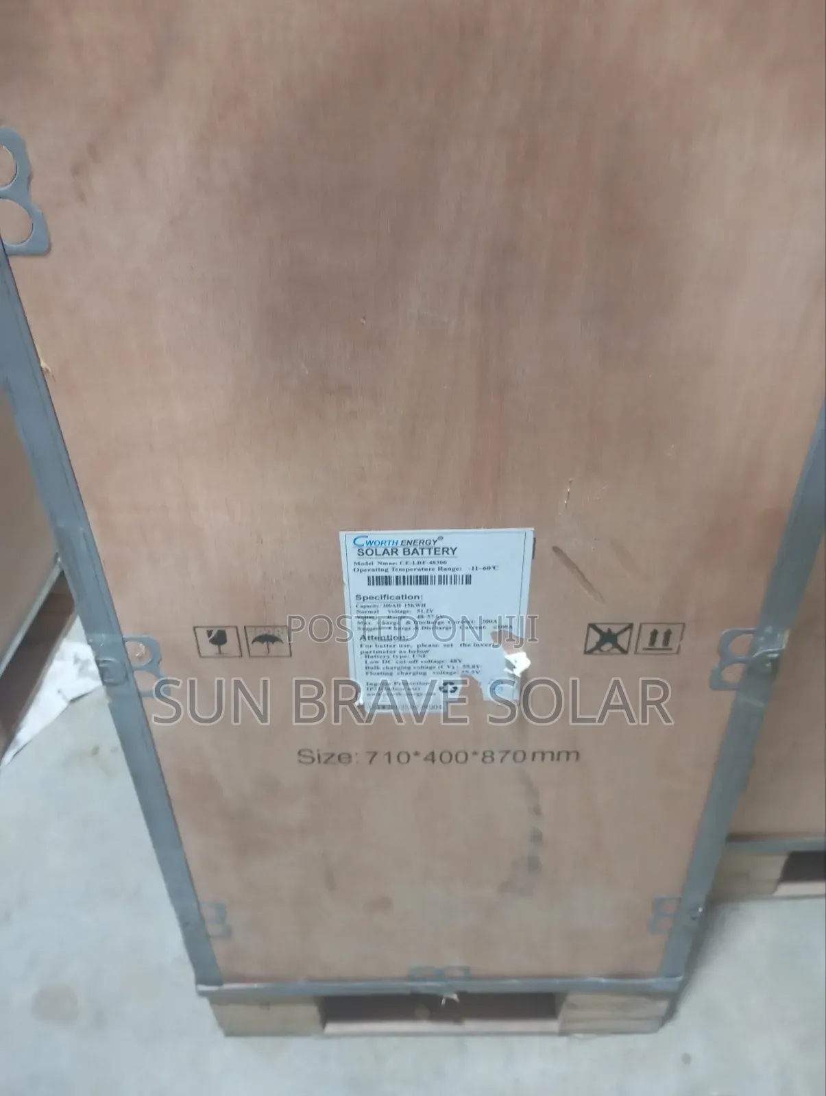 15kwh 48v Cworth Iron Battery Available Now