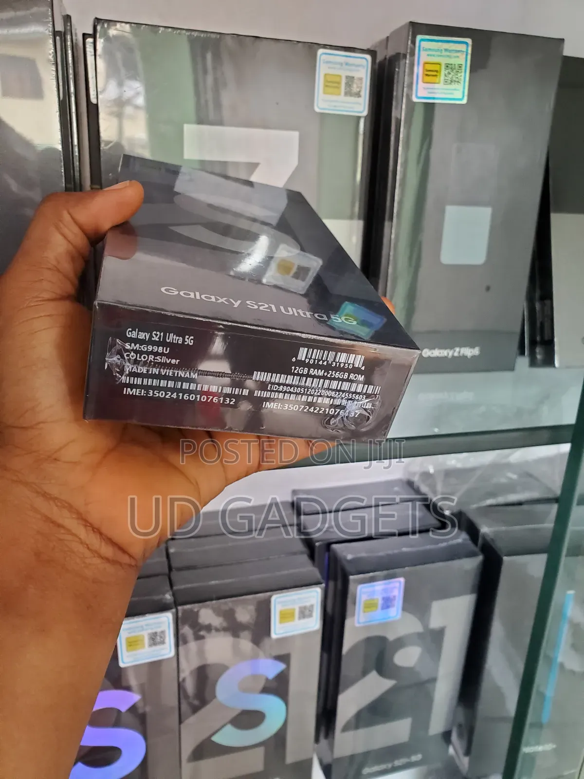 New Samsung Galaxy S21 Ultra 5G 256 GB Silver